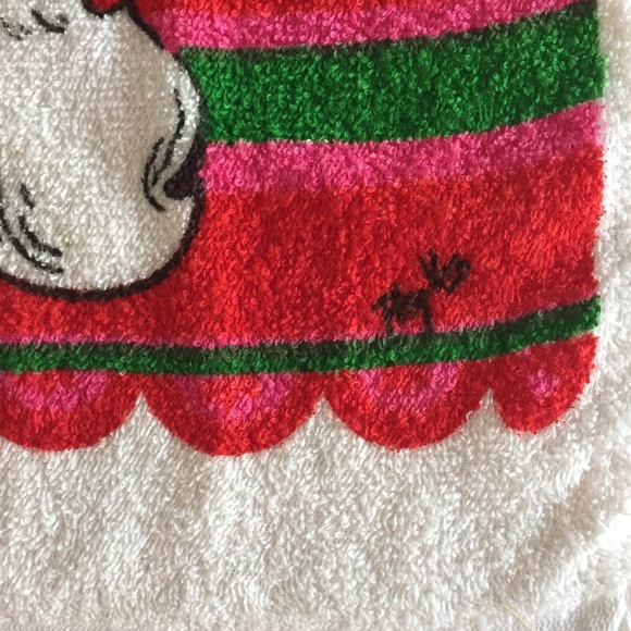 80s Santa-Snowman Towel - Picture 4 of 8